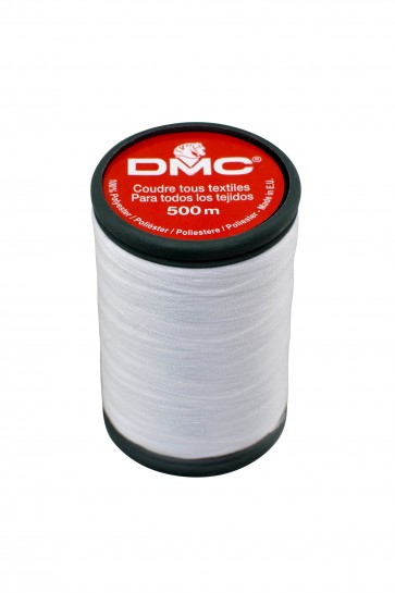 Fils à coudre DMC 500m - blanc 