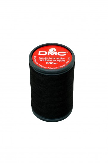 Fils à coudre DMC 500m - Noir