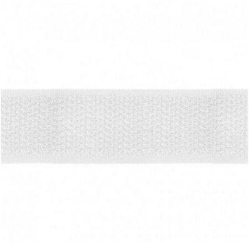 Velcro à coudre Blanc 25mm