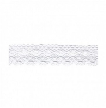 Ruban Dentelle 20mm - Blanc