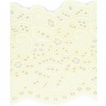 Broderie Anglaise 100mm - Écru
