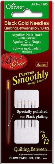 Aiguilles Noir-Doré Quilting