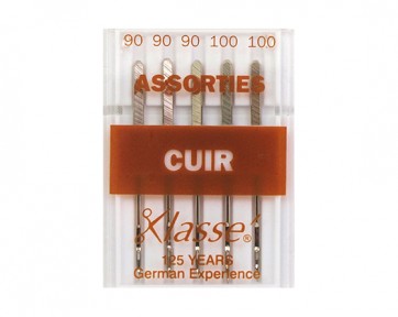 Assortiment d'aiguilles spécial Cuir