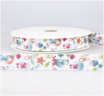 Biais Imprimé Océan - 01