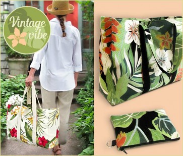 Atelier création cabas tropical