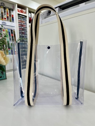 Atelier création cabas transparent Mila