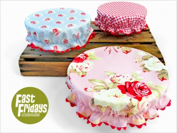 Atelier création lot de 3 charlottes couvre-plat