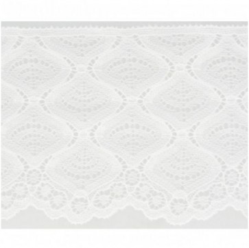 Ruban Dentelle 100mm - Blanc