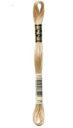 Fil à Broder Mouliné DMC - 738