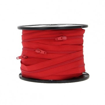 Fermeture à glissière 3cm - Rouge