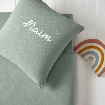 Atelier enfant création d'une housse de coussin personnalisé