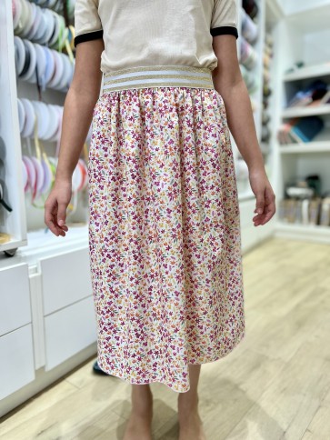 Atelier enfant création d'une jupe élastiquée