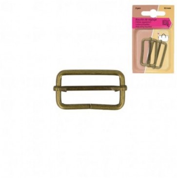 Boucles de réglage 32mm Laiton