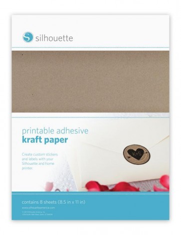 Paper kraft adhésif imprimable