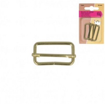 Boucles de réglage 32mm Or