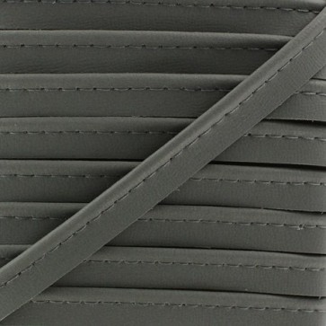 Passepoil Simili Cuir Gris Foncé