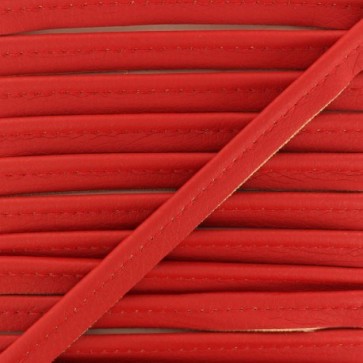 Passepoil Simili Cuir Rouge