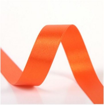 Ruban Satin Double Face 25mm - Orange