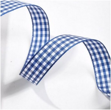 Ruban à Carreaux - Bleu