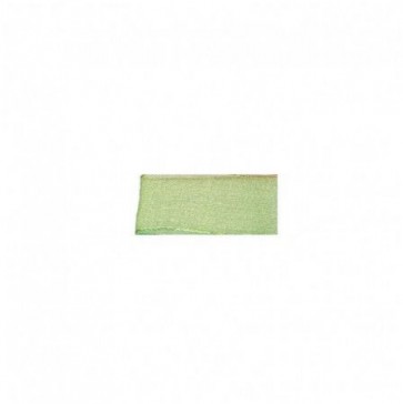 Ruban Mousseline 2.5cm - Vert Anis