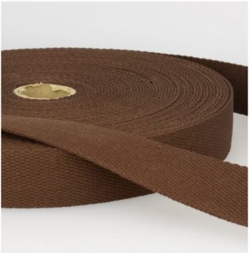 Sangle Coton - Marron Foncé