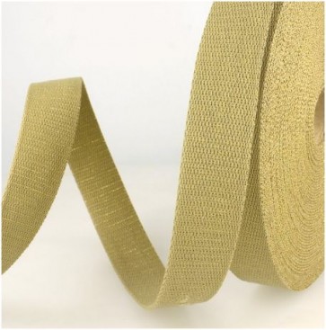 Sangle Métal  - Lin / Or