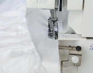 Guide pour pied à fronces