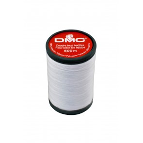 Fils à coudre DMC 500m - blanc 