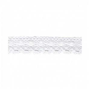 Ruban Dentelle 20mm - Blanc