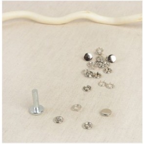 Boutons Pression + outil Argent 11,5mm
