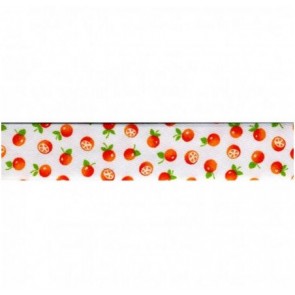 Biais Imprimé Mandarine