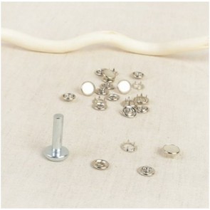Boutons Pression + outil Nacre 11,5mm