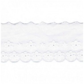 Broderie Anglaise 47mm - Blanc