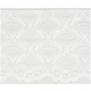 Ruban Dentelle 100mm - Blanc