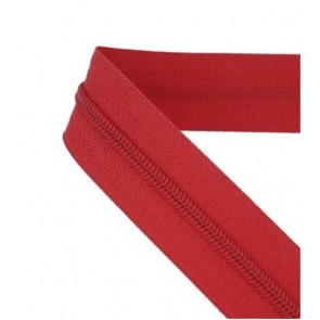 Fermeture à glissière 2.5cm - Rouge
