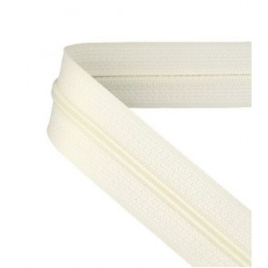 Fermeture à glissière 2.5cm- Écru