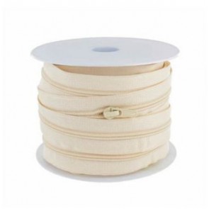 Fermeture à glissière 2.5cm- Écru