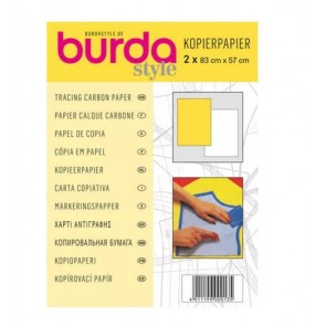 Papier calque carbone Burda - Jaune et Blanc