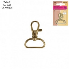 Mousqueton 30 x 40 mm Laiton