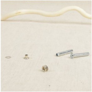 Oeillets + outil Argent  5mm
