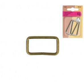 Passants métal 32mm Laiton