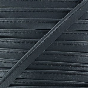 Passepoil Simili Cuir Bleu Marine