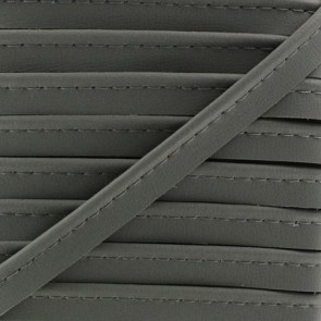 Passepoil Simili Cuir Gris Foncé