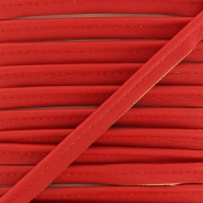Passepoil Simili Cuir Rouge