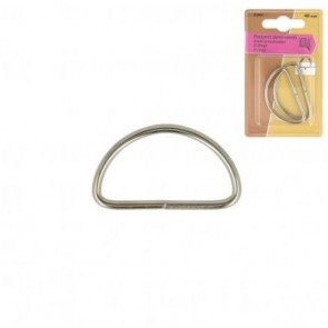 Passants demi-ronds 40mm Argent