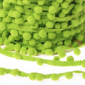 Galon Petits Pompons - Vert