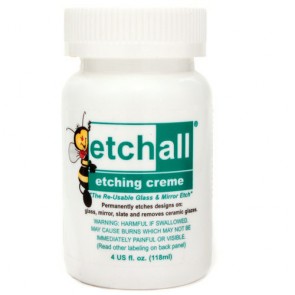 Crème gravure sur verre